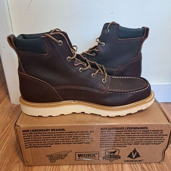 Irish Setter Ashby Work Boot Men’s Size 14 Brown Leather 83605 Electrical Hazard main image 7